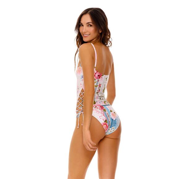 Agua Bendita Mariel Meraki One Piece NWT SIZE S - Picture 4 of 6